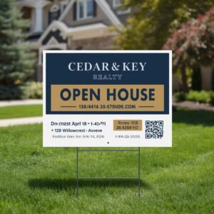 Open House Sign