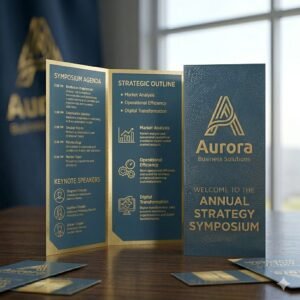 Gloss Text Brochures