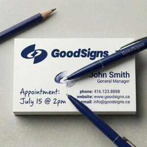 Writable Business Card